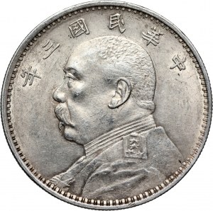 China, Dollar, Year 3 (1914)