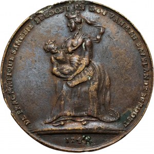 August III, medal satyryczny z 1742 roku, Wojna o sukcesję austriacką