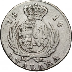 Księstwo Warszawskie, Fryderyk August I, 1/3 talara 1814 IB, Warszawa