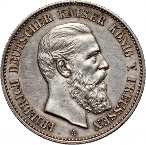 Germany, Prussia, Frederic III, 2 Mark 1888 A, Berlin