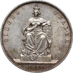 Germany, Prussia, Wilhelm I, Thaler (Siegestaler) 1871 A, Berlin
