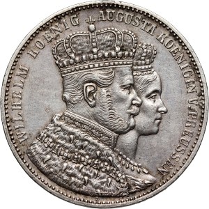 Germany, Prussia, Wilhelm I, Thaler 1861 A, Berlin