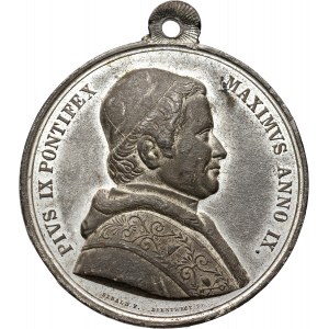 Vatican, Pius IX, Anno IX medal (1854)