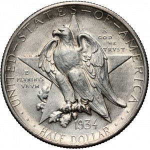 United States of America, 1/2 Dollar 1934, Philadelphia, Texas Independence