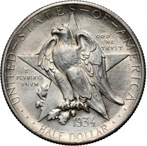 United States of America, 1/2 Dollar 1934, Philadelphia, Texas Independence