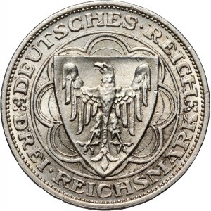 Germany, Weimar Republic, 3 Mark 1927 A, Berlin, Bremerhaven