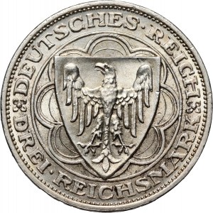 Germany, Weimar Republic, 3 Mark 1927 A, Berlin, Bremerhaven