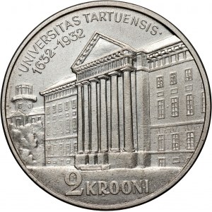 Estonia, 2 Krooni 1932, University of Tartu