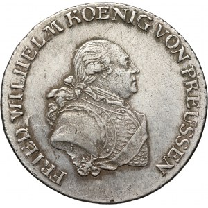 Germany, Prussia, Frederick William II, 1/3 Thaler 1790 E, Königsberg