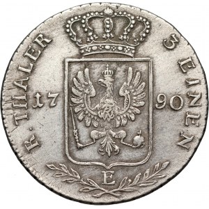 Germany, Prussia, Frederick William II, 1/3 Thaler 1790 E, Königsberg