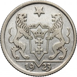 Wolne Miasto Gdańsk, gulden 1923, Utrecht, Koga