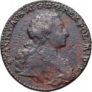 Stanisław August Poniatowski, trojak 1766 G, Kraków, Zbrojarz