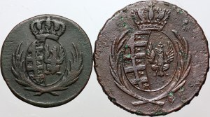 Duchy of Warsaw, set of coins from 1811-1812, (2 pieces)