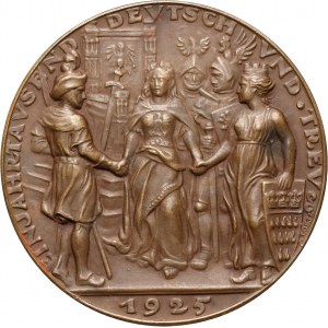 Germany, medal 1925, 1000th anniversary of the Rhineland