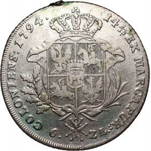 Stanisław August Poniatowski, talar 1794, Warszawa