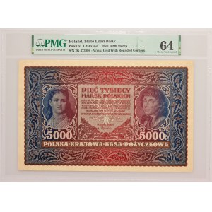 II RP, 5000 marek polskich 7.02.1920, II Serja G