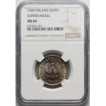 PRL, 1 złoty 1949, miedzionikiel