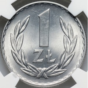 PRL, 1 złoty 1949, aluminium