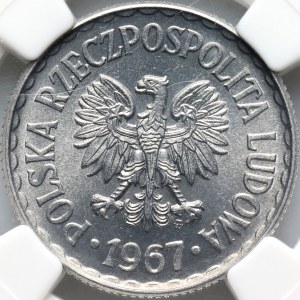 People's Republic of Poland, 1 zloty 1967