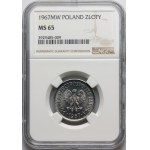PRL, 1 złoty 1967