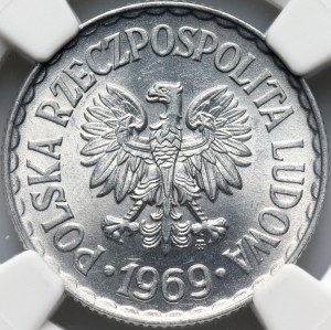 People's Republic of Poland, 1 zloty 1969