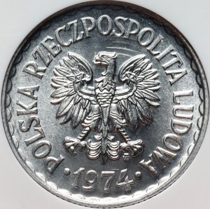 People's Republic of Poland, 1 zloty 1974