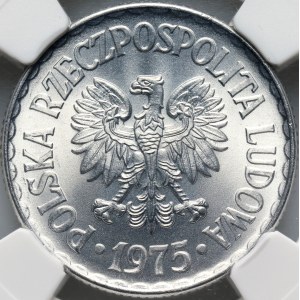 PRL, 1 złoty 1975, bez znaku mennicy