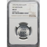 PRL, 1 złoty 1975, bez znaku mennicy