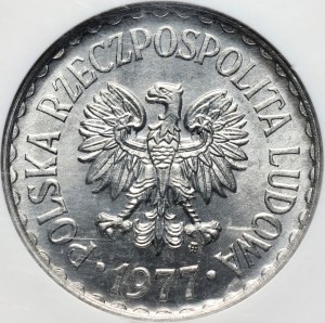 People's Republic of Poland, 1 zloty 1977