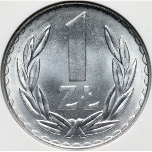 PRL, 1 złoty 1978, bez znaku mennicy