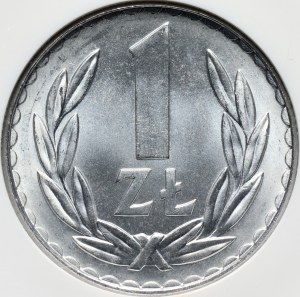 People's Republic of Poland, 1 zloty 1978, without mint mark