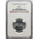 PRL, 1 złoty 1978, ze znakiem mennicy