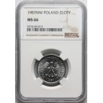 PRL, 1 złoty 1987