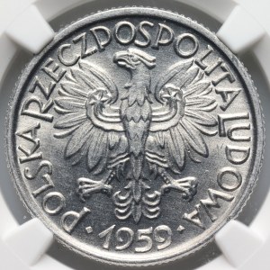 PRL, 2 zloty 1959, Berries