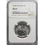 PRL, 2 zloty 1959, Berries