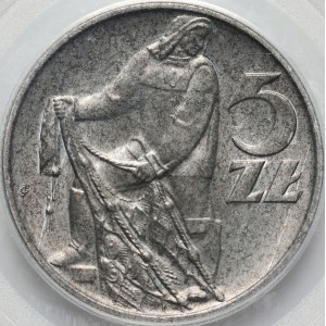 PRL, 5 złotych 1971, Rybak