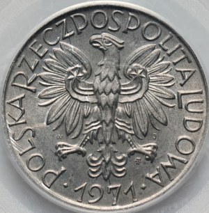PRL, 5 zloty 1971, Fisherman