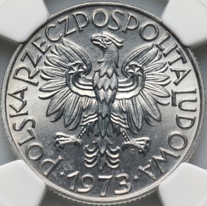 PRL, 5 zloty 1973, Fisherman