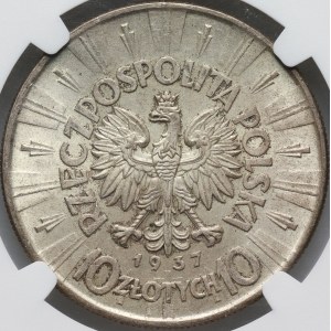 II RP, 10 złotych 1937, Warszawa, Józef Piłsudski
