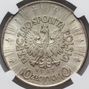 II RP, 10 zloty 1937, Warsaw, Józef Piłsudski
