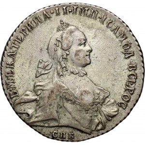 Russia, Catherine II, Rouble 1765 СПБ ЯI, St. Petersburg