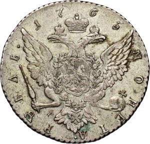 Russia, Catherine II, Rouble 1765 СПБ ЯI, St. Petersburg