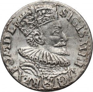 Sigismund III Vasa, trojak 1593, Malbork