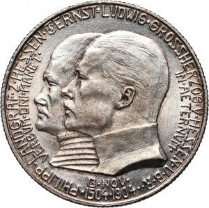 Germany, Hesse-Darmstadt, Ernest Ludwig, 2 Mark 1904