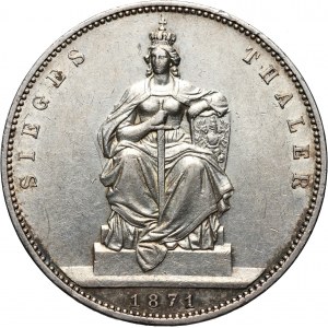 Germany, Prussia, Wilhelm I, Thaler (Siegestaler) 1871 A, Berlin