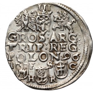 Zygmunt III Waza, trojak 1596, Bydgoszcz