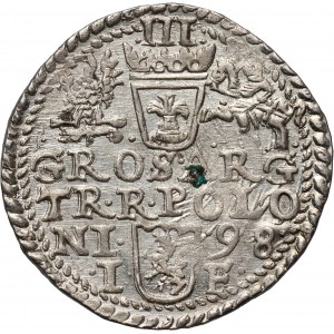 Zygmunt III Waza, trojak 1598, Olkusz