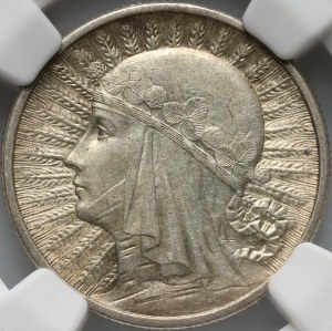 II RP, 2 zloty 1933, Warsaw, Head of a Woman