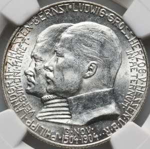 Germany, Hesse-Darmstadt, Ernest Ludwig, 2 Mark 1904