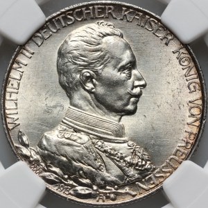 Germany, Prussia, Wilhelm II, 2 Mark 1913 A, 25-years of Reign